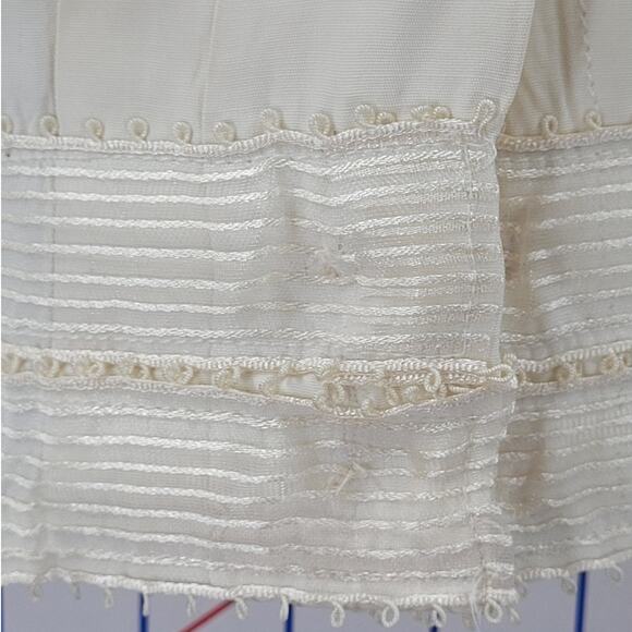 Romantic Vintage Lace-Collar Cropped Blouse by Impressions of California 2-2 - Picture 11 of 15